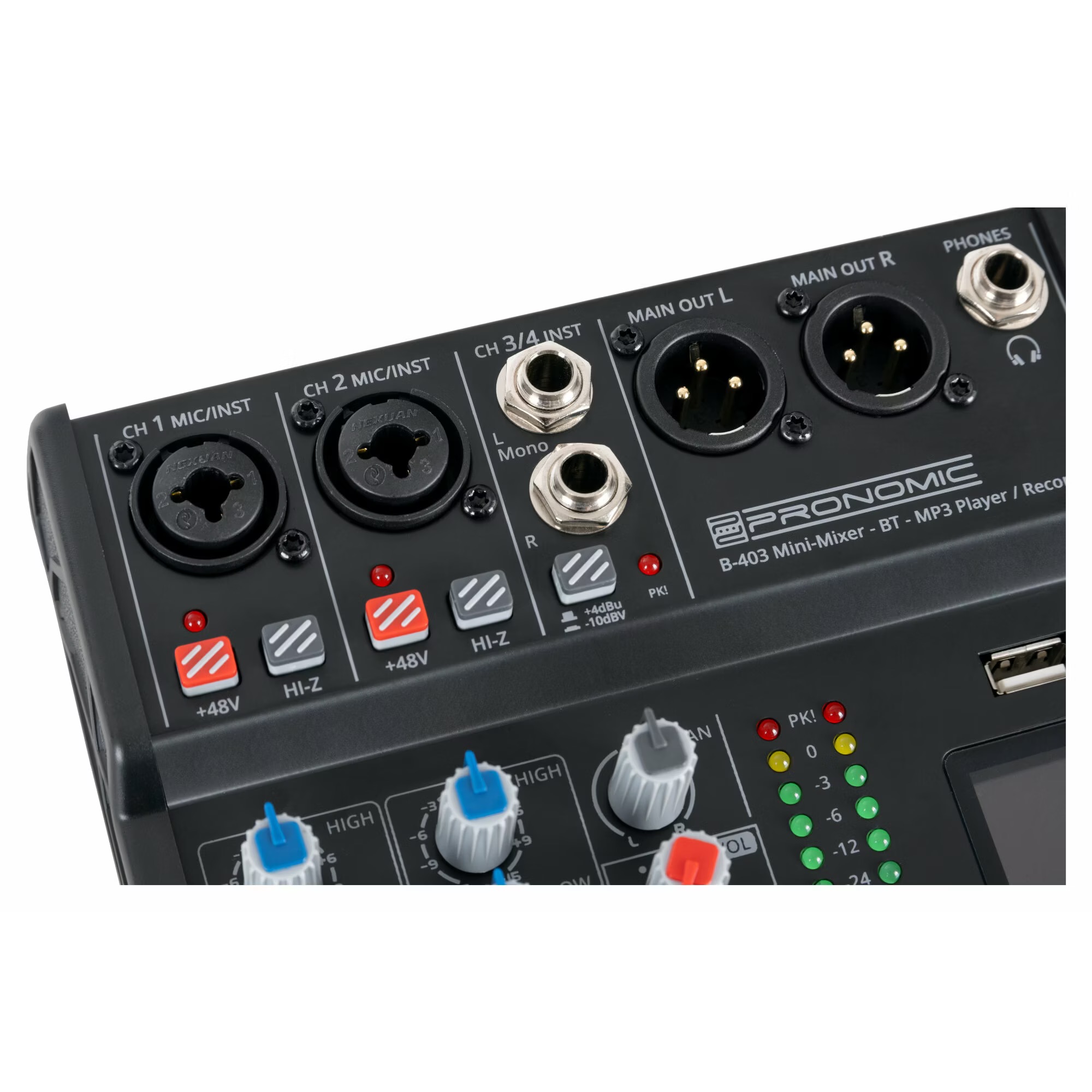 Swift Eventverleih Pronomic Mini-Mixer